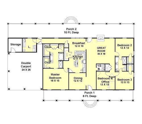 Plan #: 4 - HPP-16333 | House Plans Plus