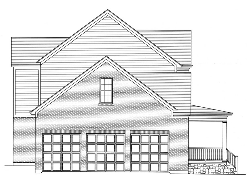 HPP 23992 house plan left side from houseplansplus.com