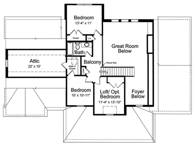 HPP 23992 2nd floor from houseplansplus.com