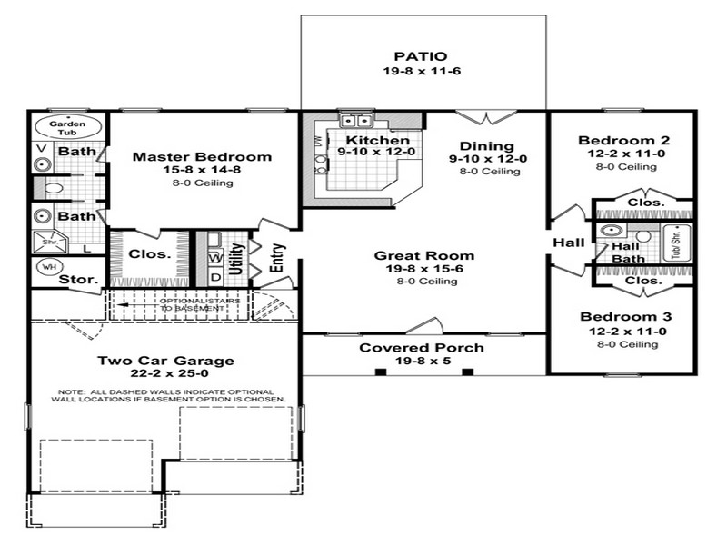 HPP-24332 house plan main floor