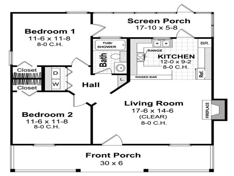 HPP-24356 house plan main floor