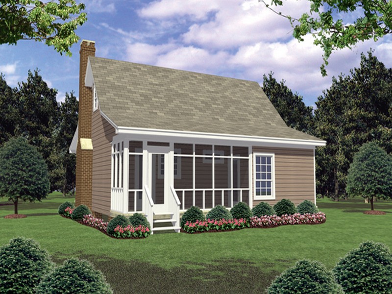 HPP-24356 house plan rear