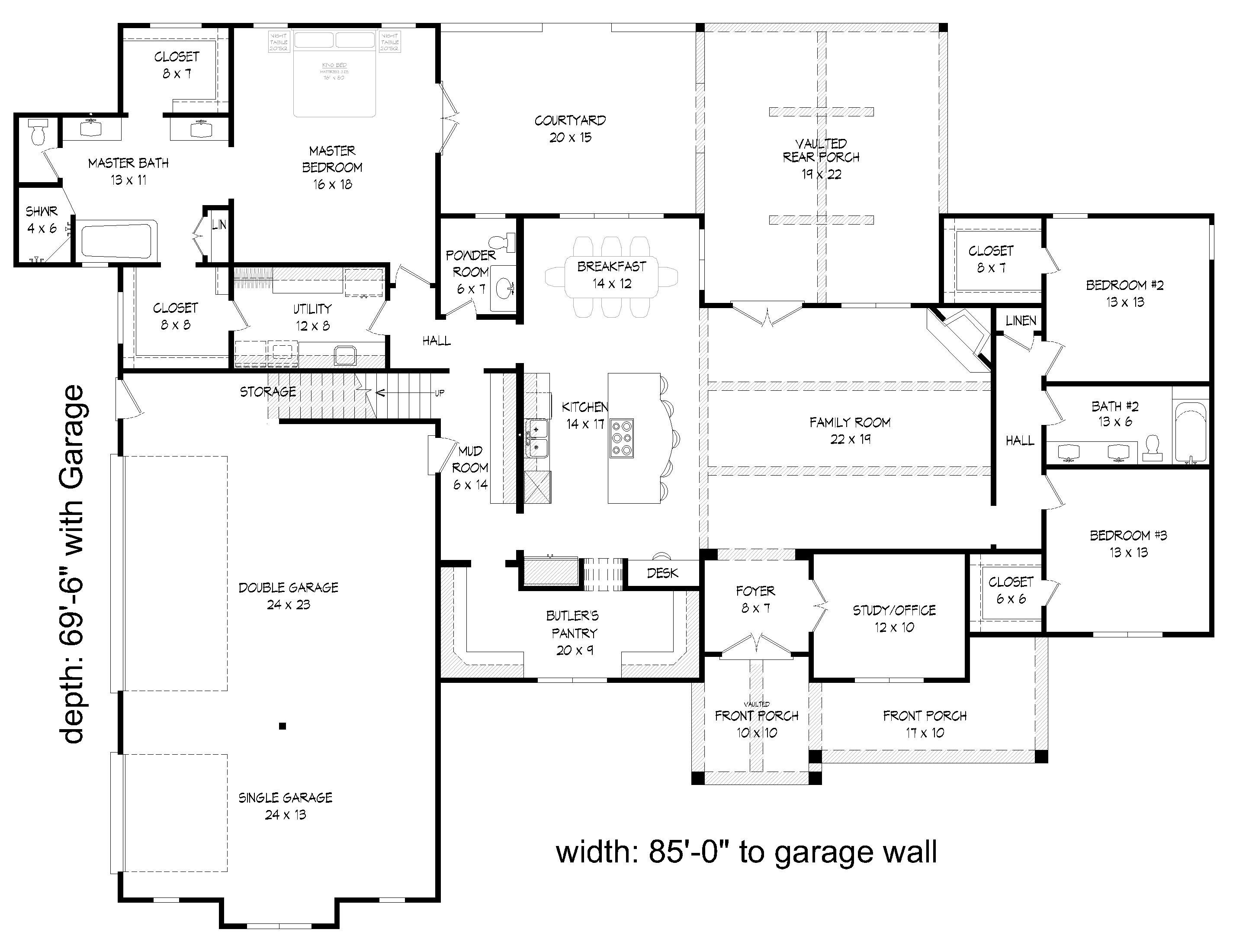 Plan #: 133 - HPP-28274 | House Plans Plus