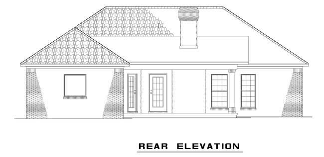 NDG757-Rear Elevation