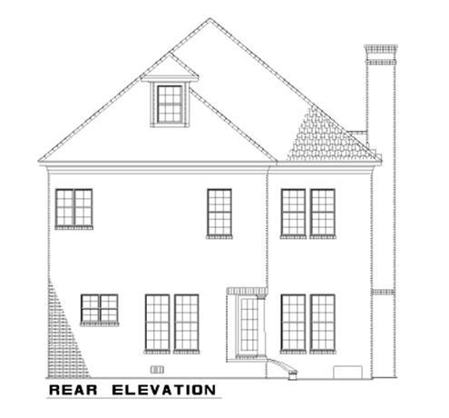 NDG768-Rear Elevation