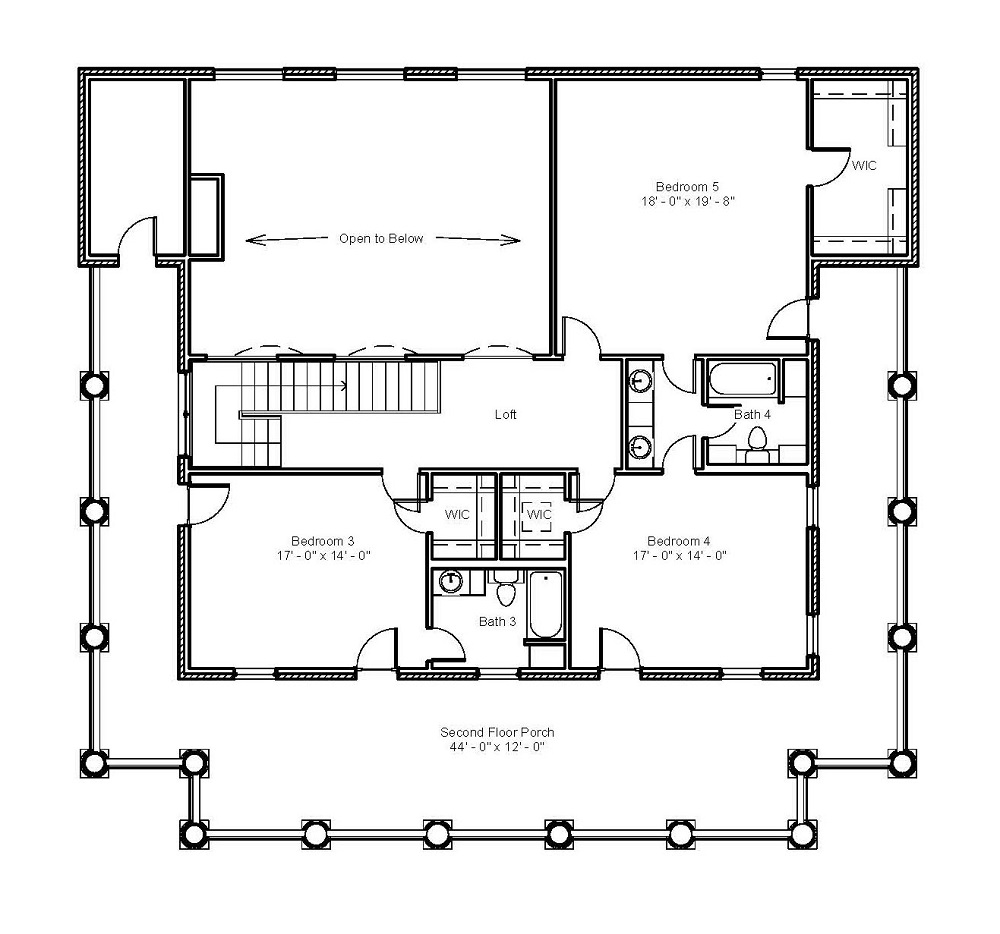 5103 Second Floor Plan