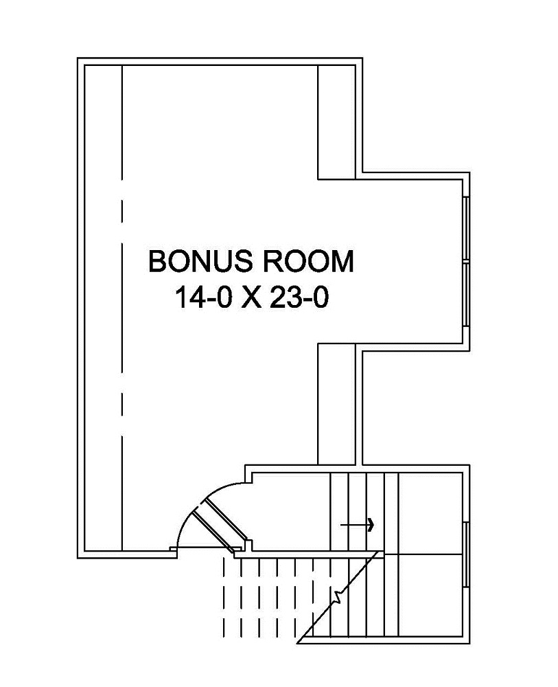 3055 Bonus Room Floor Plan