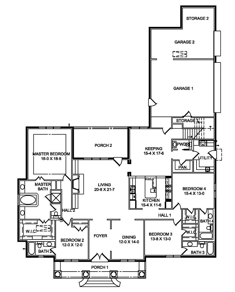 3055 First Floor Plan