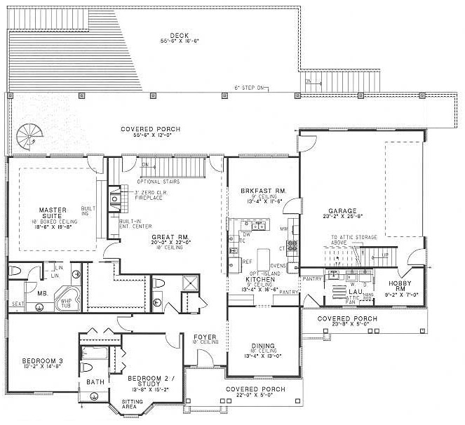 Plan #: 6 - HPP-19708 | House Plans Plus