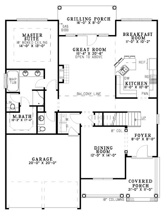 Plan #: 6 - HPP-21645 | House Plans Plus