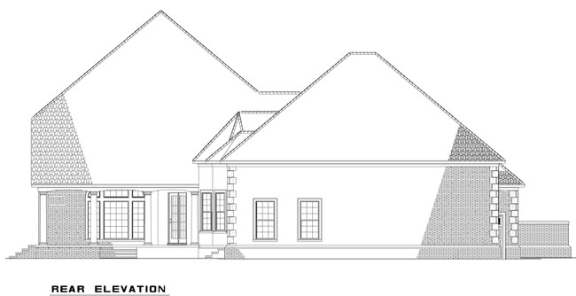 NDG632-Rear Elevation